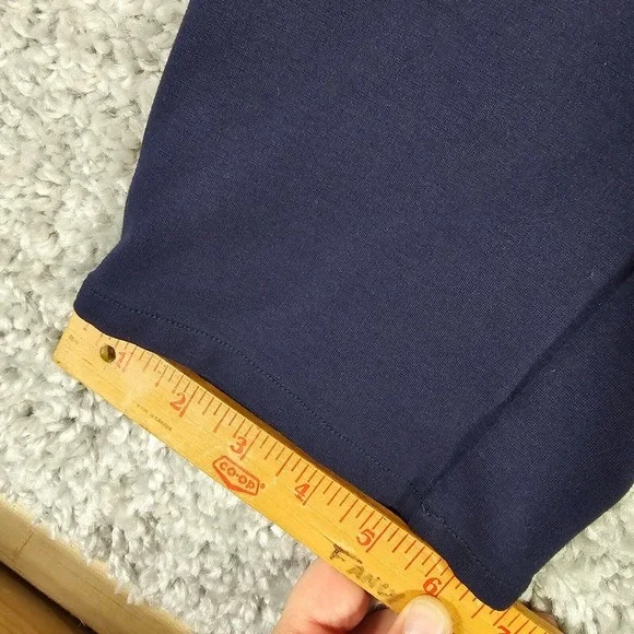 Bugatchi Chino Pants Men's 38 Navy Blue Stretch Rayon‎ Blend Flat Front Trousers - Picture 12 of 13